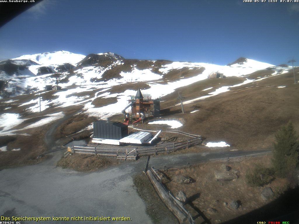 Archiv Foto Webcam Berghaus Arflina / Heuberge