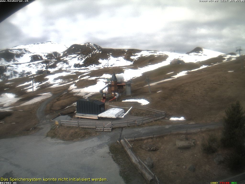 Archiv Foto Webcam Berghaus Arflina / Heuberge