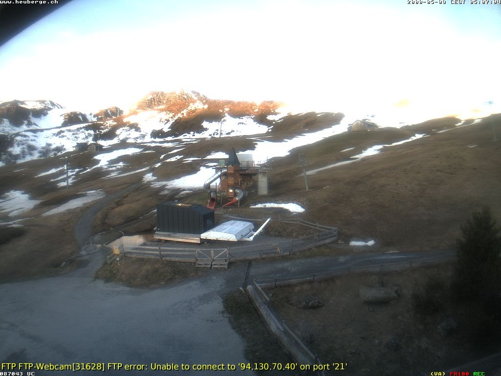 Archiv Foto Webcam Berghaus Arflina / Heuberge