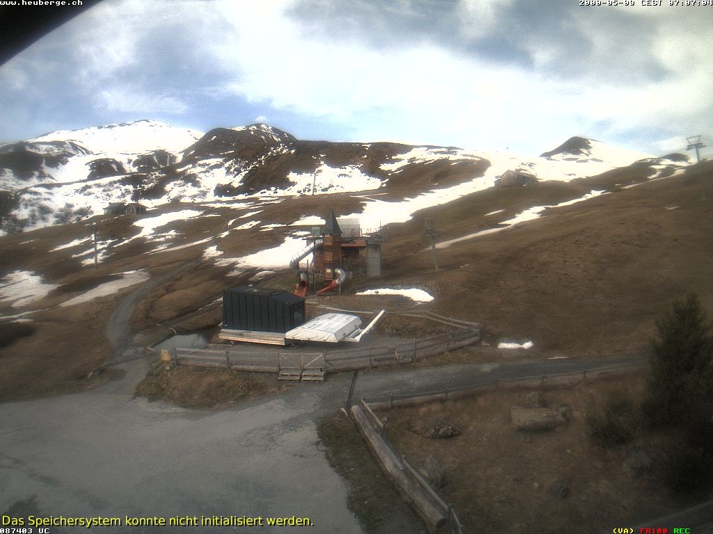 Archiv Foto Webcam Berghaus Arflina / Heuberge