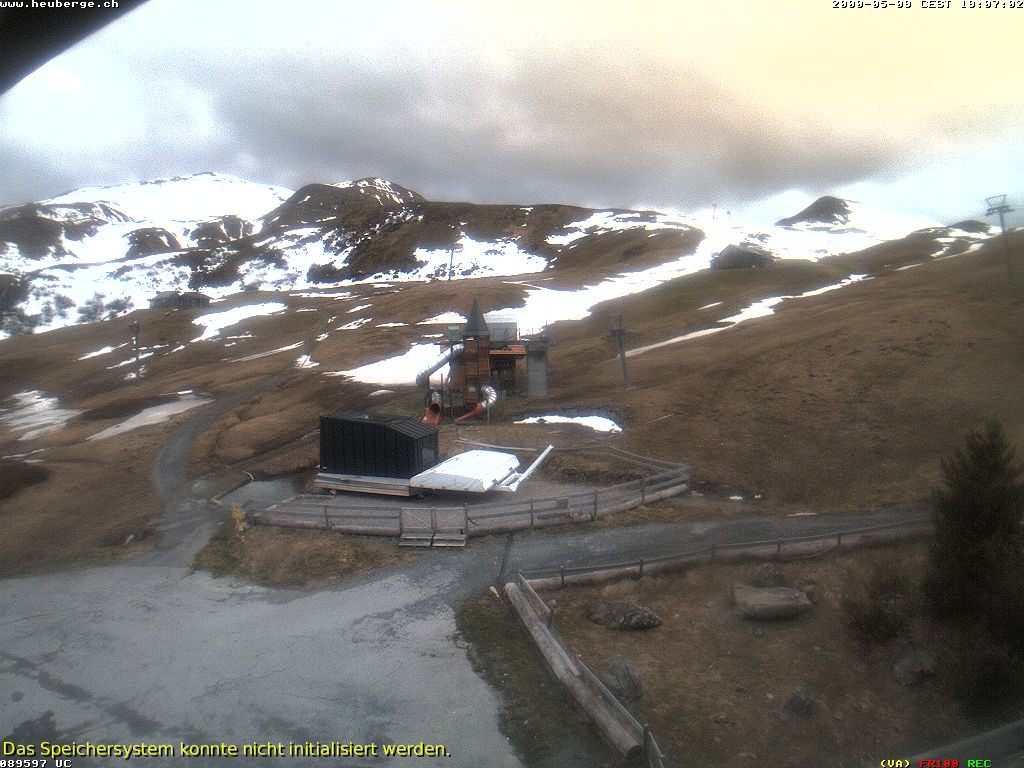 Archiv Foto Webcam Berghaus Arflina / Heuberge