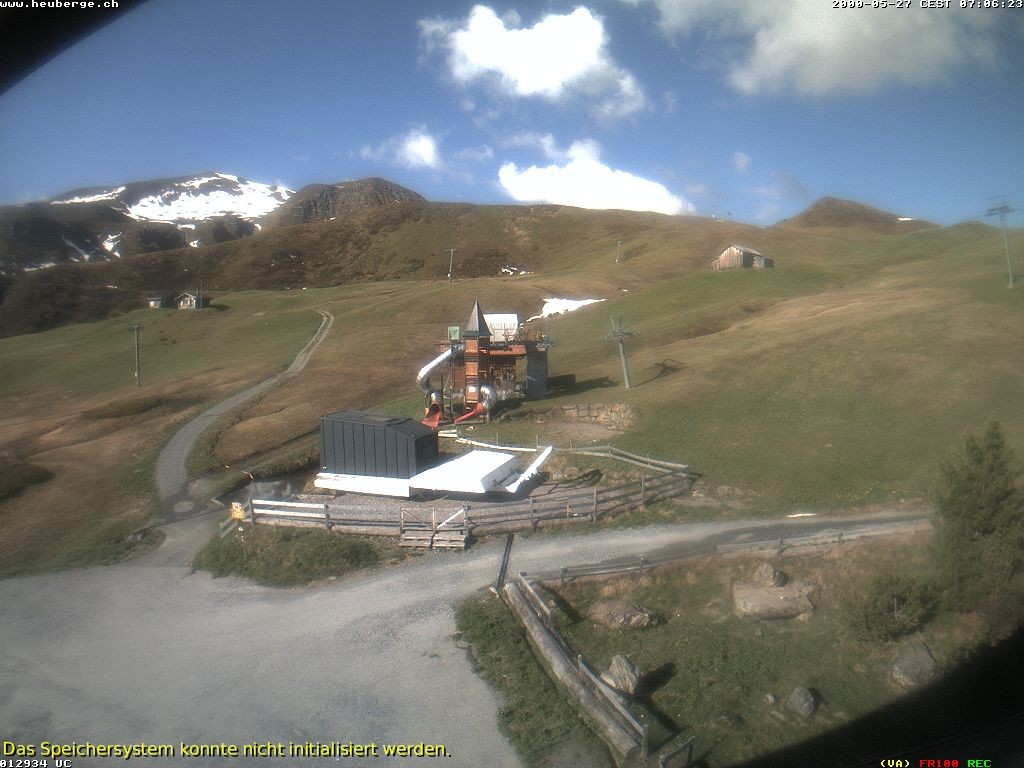 Archiv Foto Webcam Berghaus Arflina / Heuberge