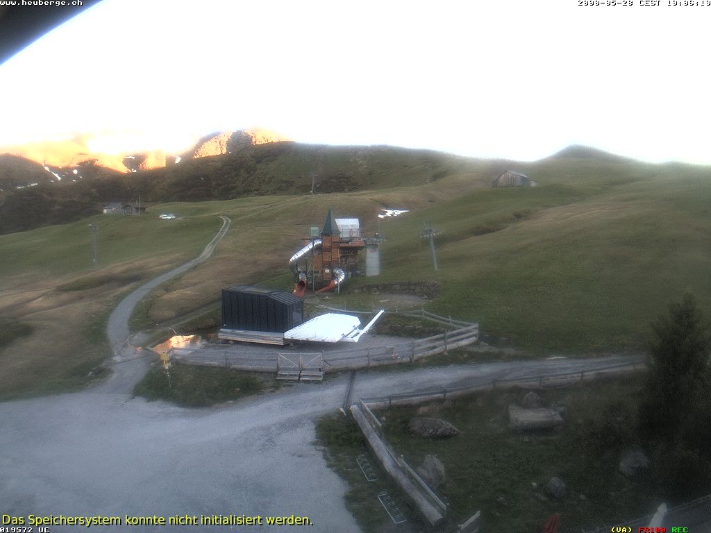 Archiv Foto Webcam Berghaus Arflina / Heuberge