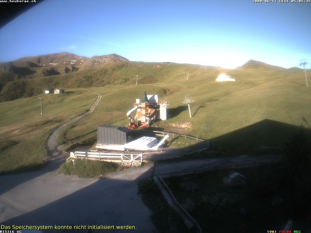 Archiv Foto Webcam Berghaus Arflina / Heuberge