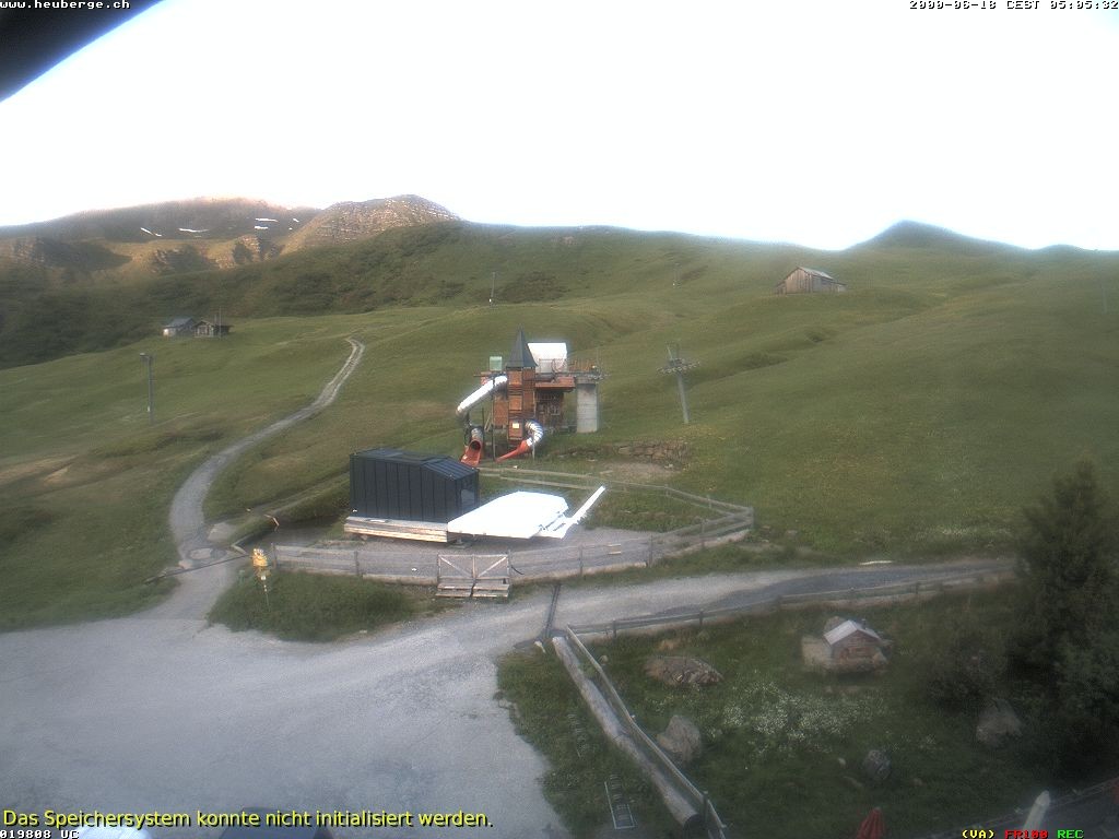 Archiv Foto Webcam Berghaus Arflina / Heuberge