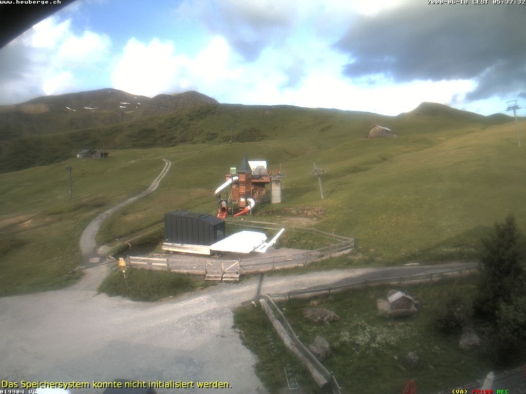 Archiv Foto Webcam Berghaus Arflina / Heuberge