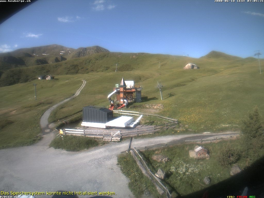 Archiv Foto Webcam Berghaus Arflina / Heuberge