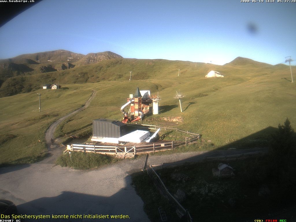 Archiv Foto Webcam Berghaus Arflina / Heuberge