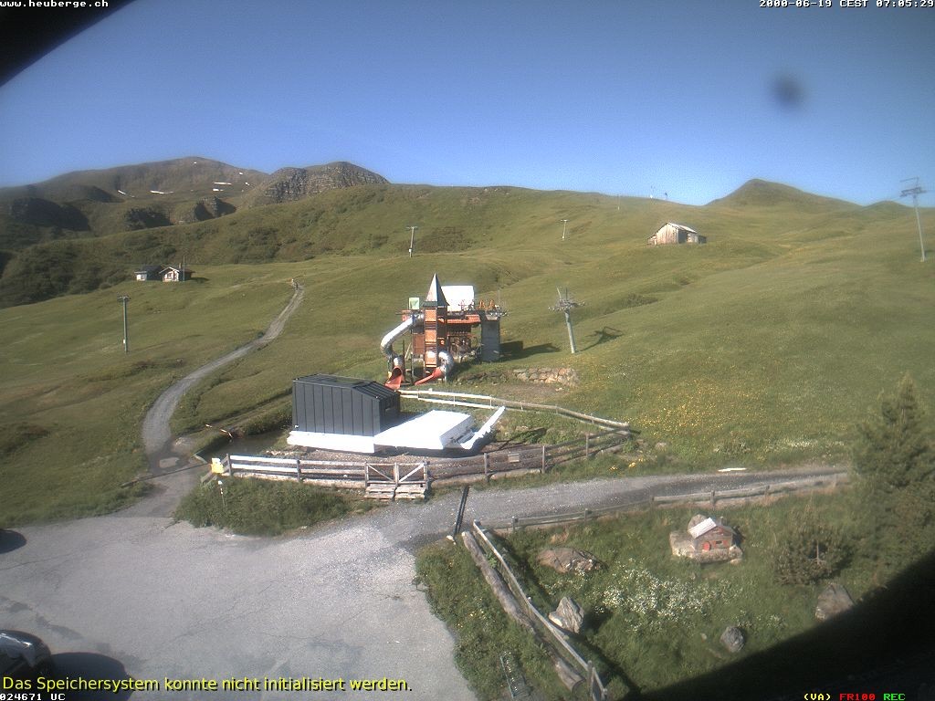 Archiv Foto Webcam Berghaus Arflina / Heuberge