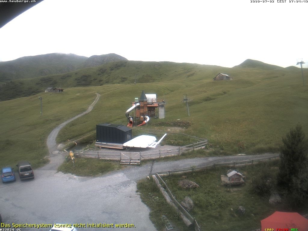 Archiv Foto Webcam Berghaus Arflina / Heuberge