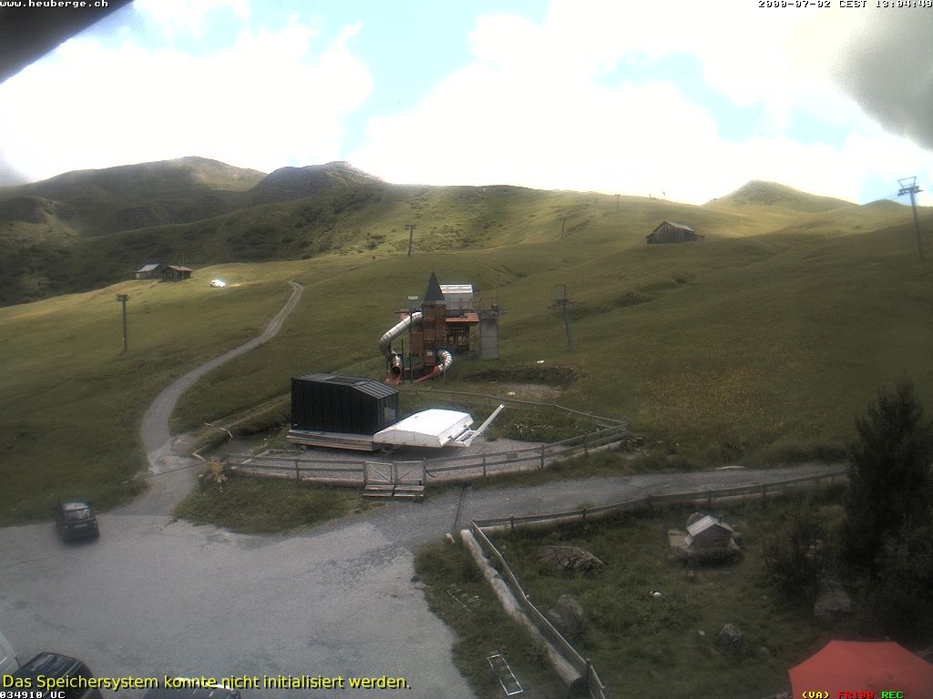 Archiv Foto Webcam Berghaus Arflina / Heuberge