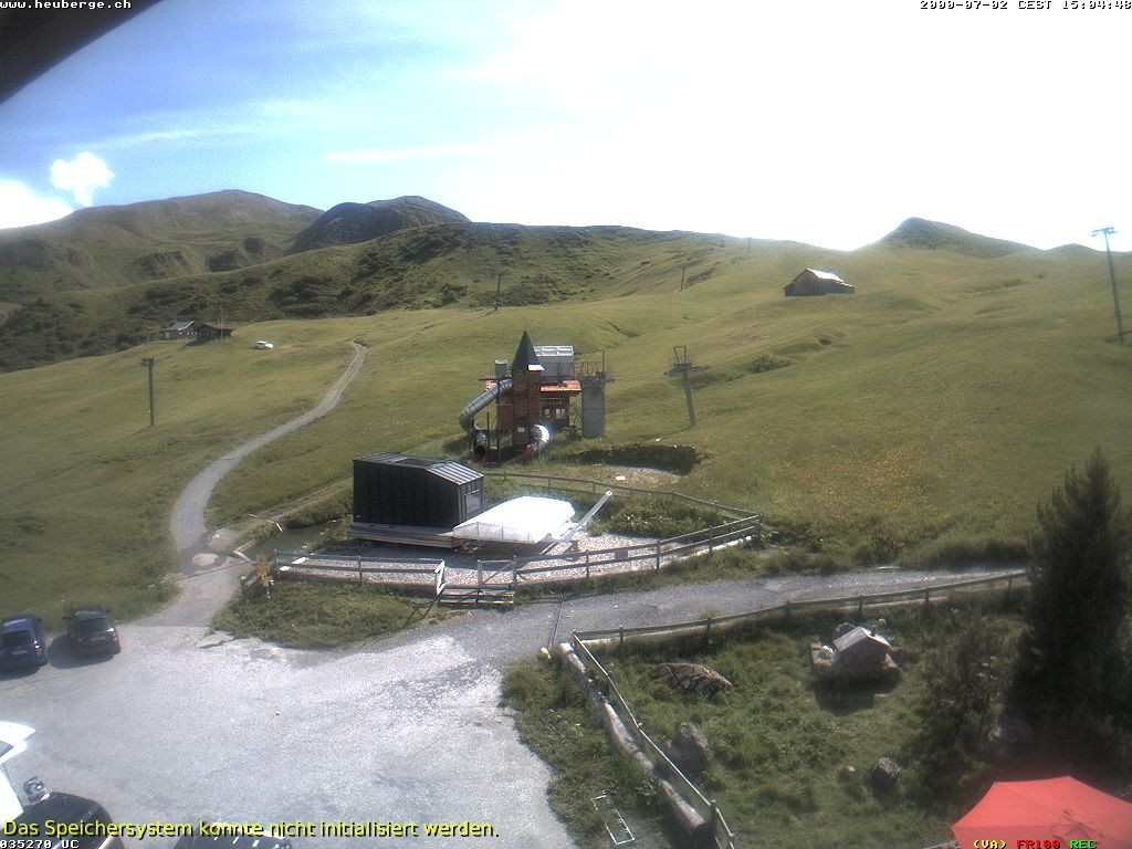 Archiv Foto Webcam Berghaus Arflina / Heuberge