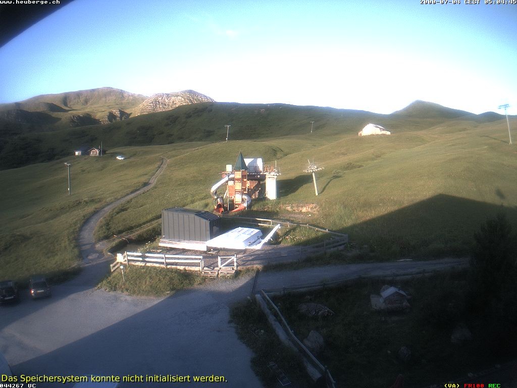 Archiv Foto Webcam Berghaus Arflina / Heuberge