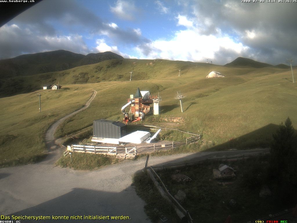 Archiv Foto Webcam Berghaus Arflina / Heuberge