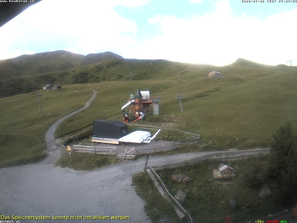 Archiv Foto Webcam Berghaus Arflina / Heuberge