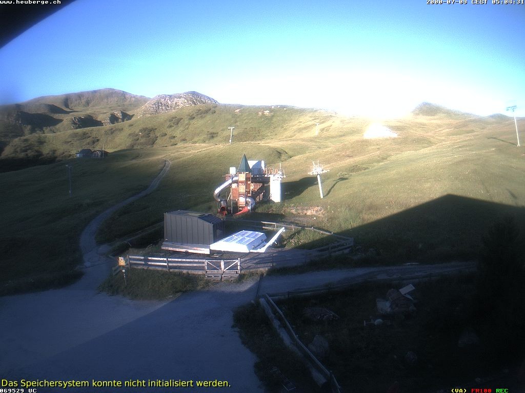 Archiv Foto Webcam Berghaus Arflina / Heuberge