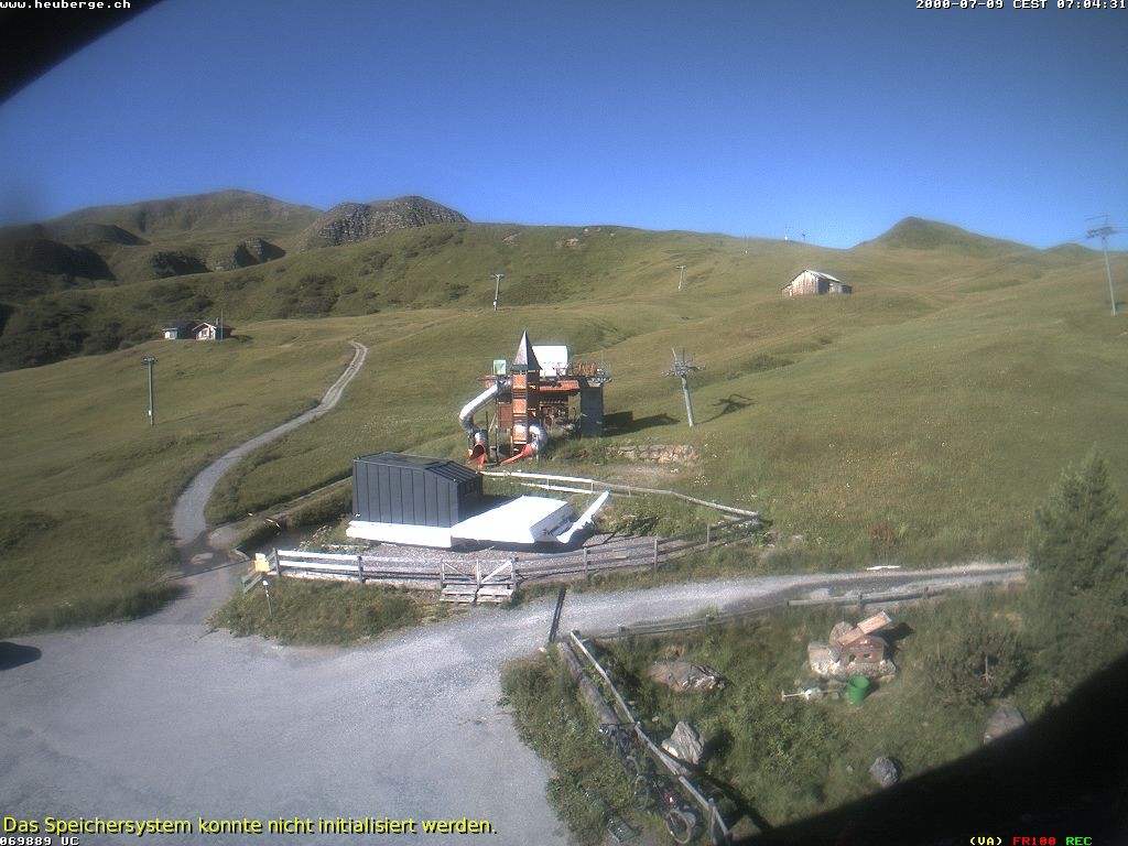 Archiv Foto Webcam Berghaus Arflina / Heuberge