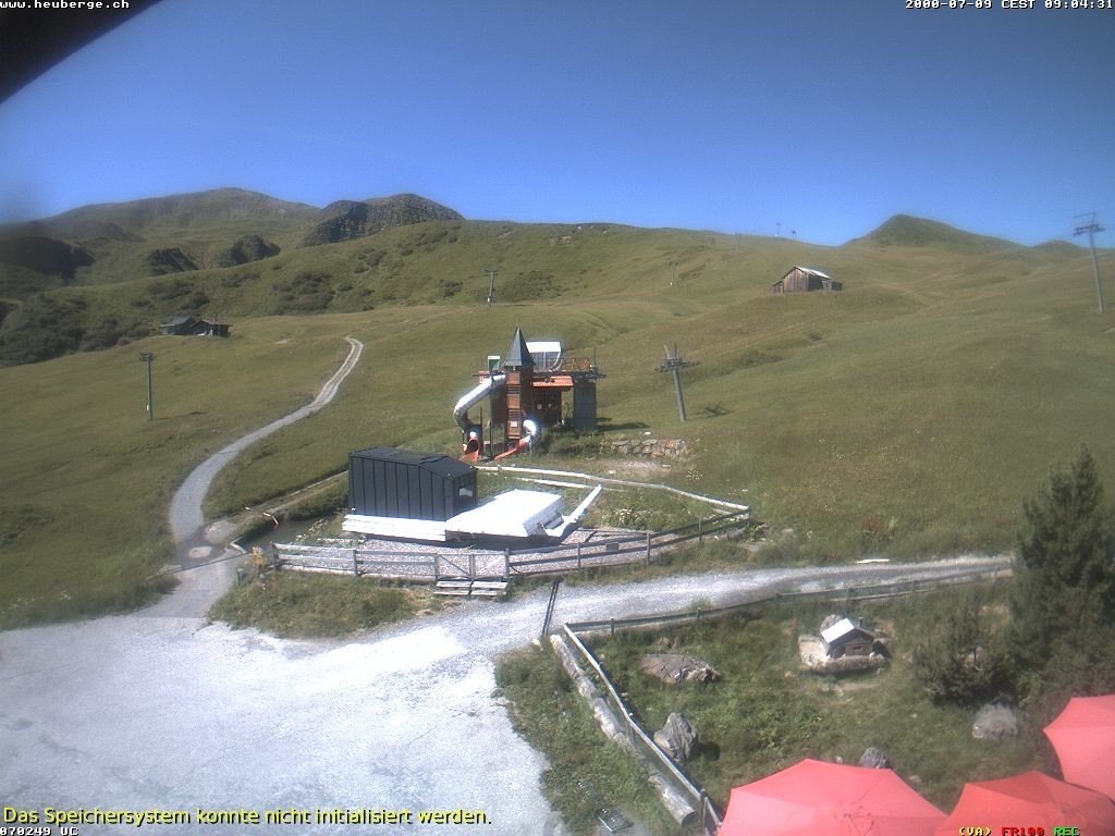 Archiv Foto Webcam Berghaus Arflina / Heuberge