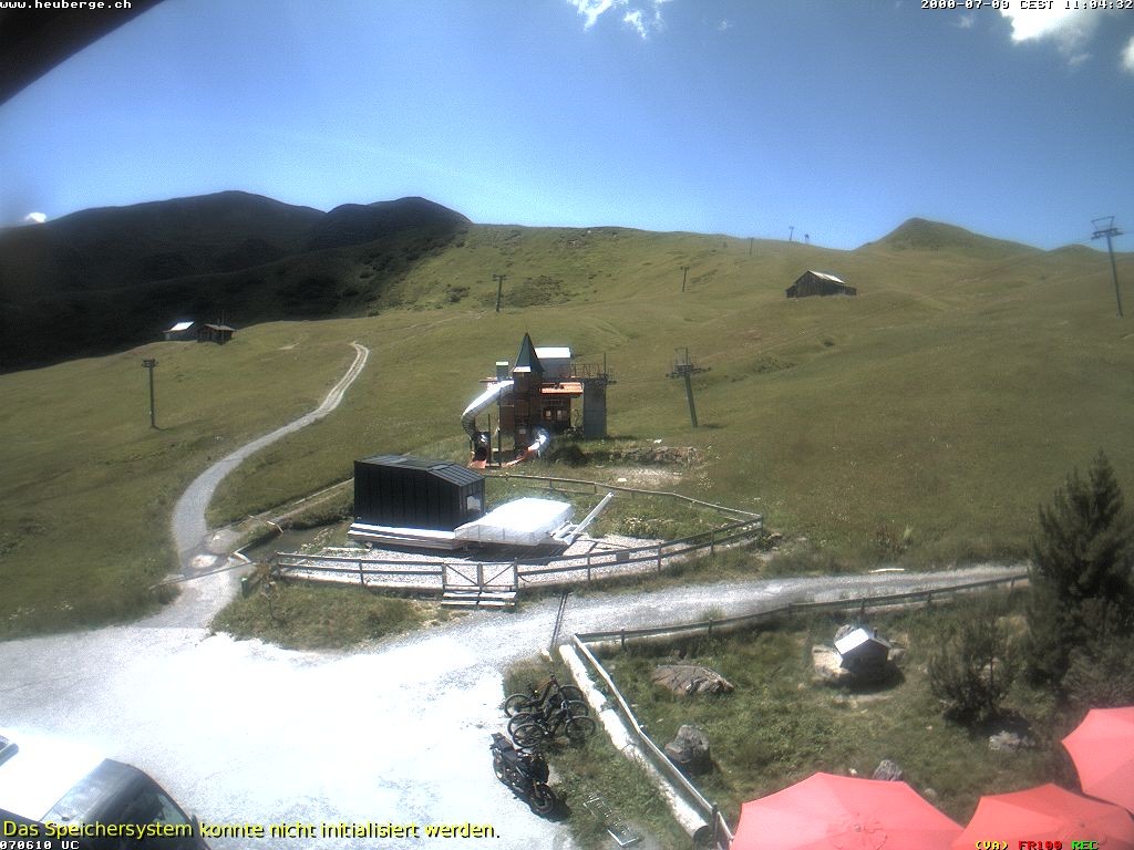 Archiv Foto Webcam Berghaus Arflina / Heuberge