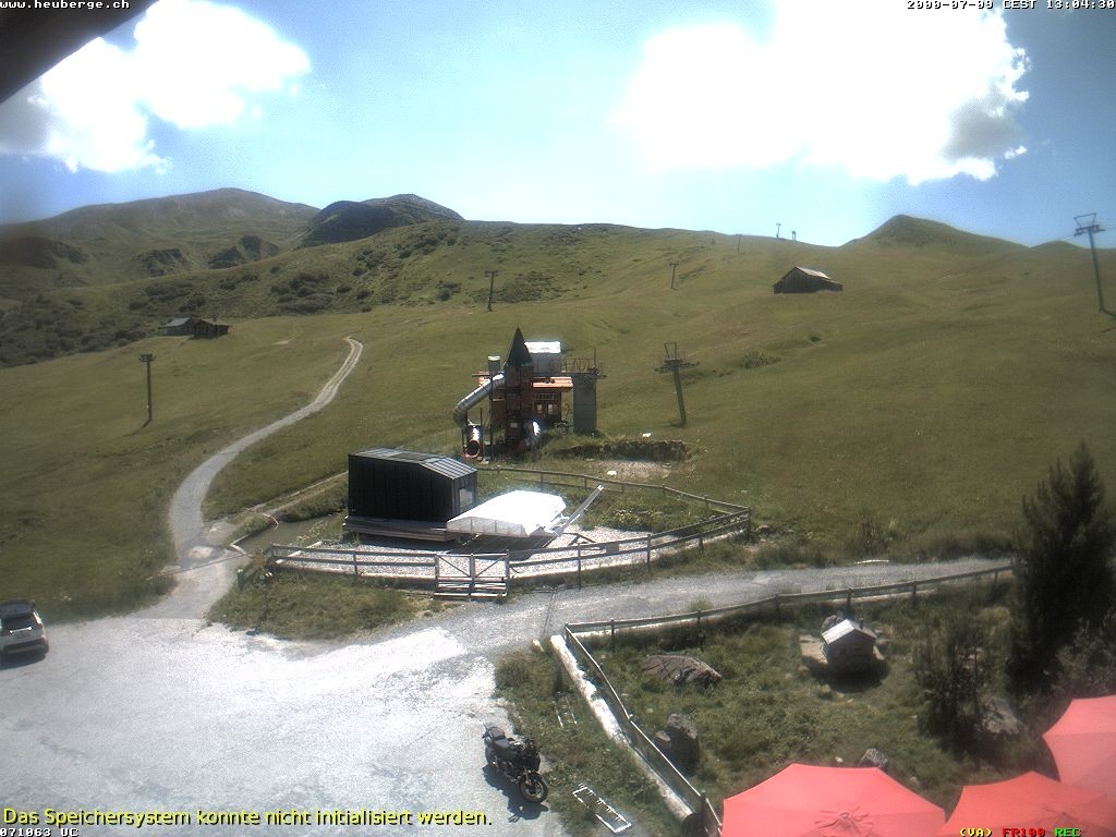 Archiv Foto Webcam Berghaus Arflina / Heuberge