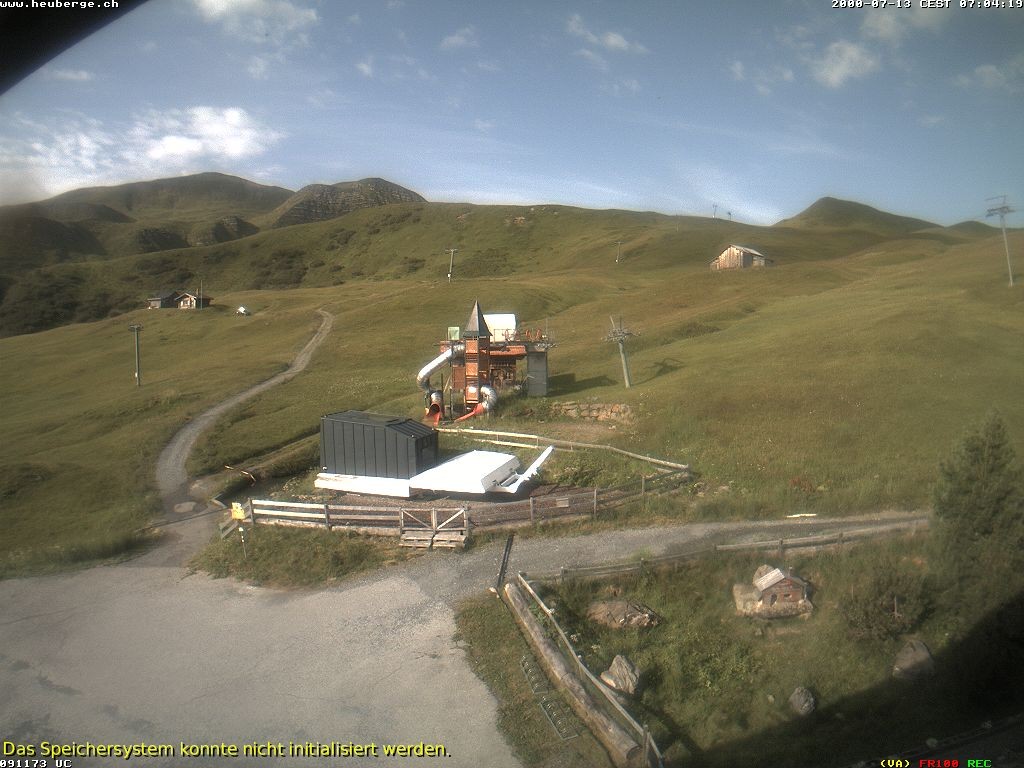 Archiv Foto Webcam Berghaus Arflina / Heuberge