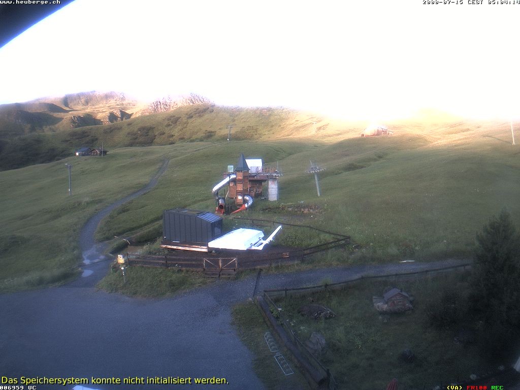 Archiv Foto Webcam Berghaus Arflina / Heuberge
