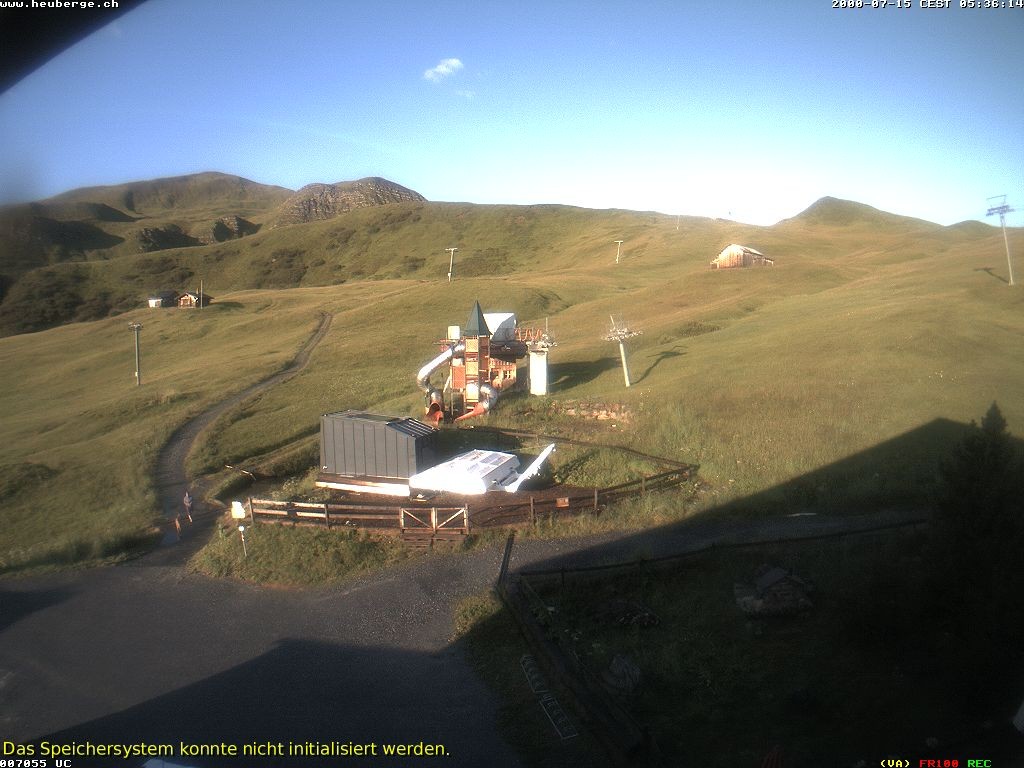 Archiv Foto Webcam Berghaus Arflina / Heuberge