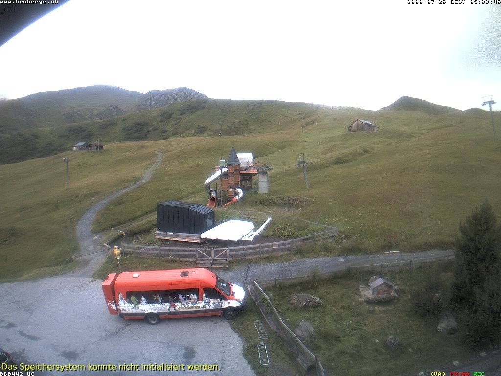 Archiv Foto Webcam Berghaus Arflina / Heuberge