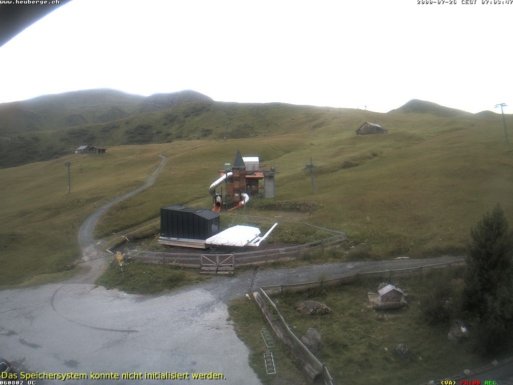 Archiv Foto Webcam Berghaus Arflina / Heuberge