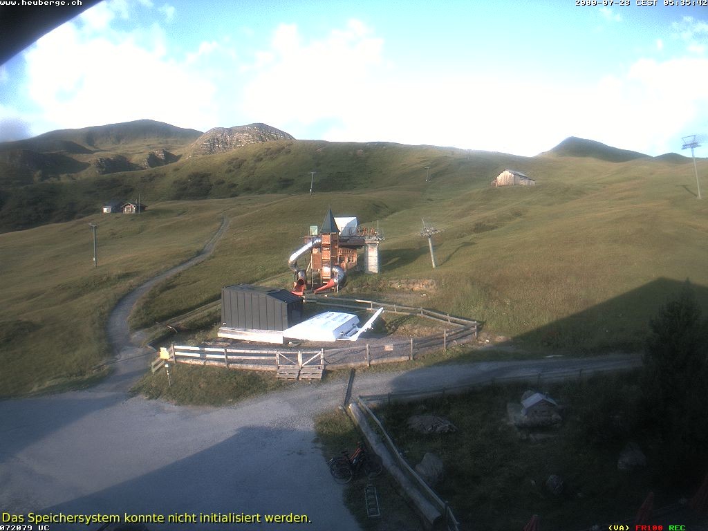 Archiv Foto Webcam Berghaus Arflina / Heuberge