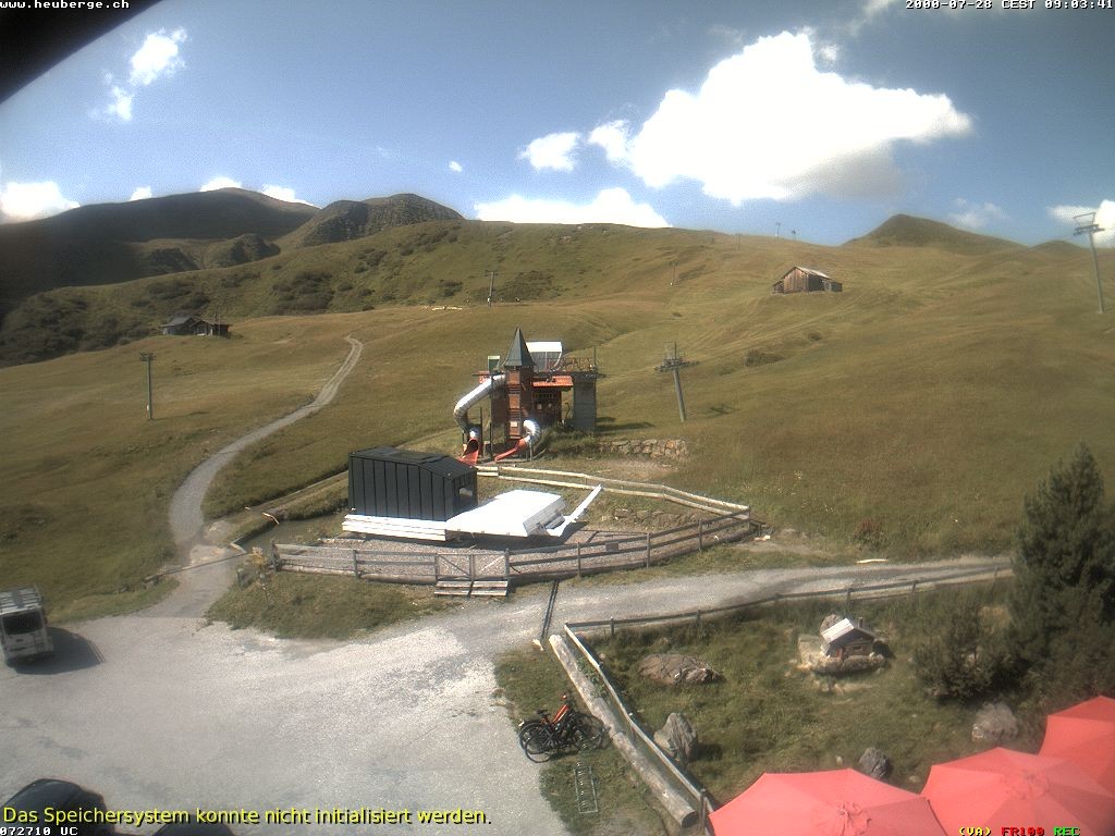Archiv Foto Webcam Berghaus Arflina / Heuberge