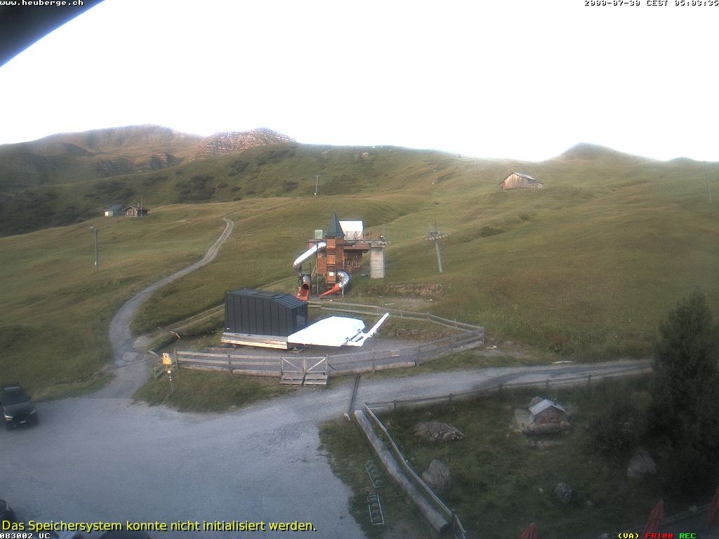 Archiv Foto Webcam Berghaus Arflina / Heuberge
