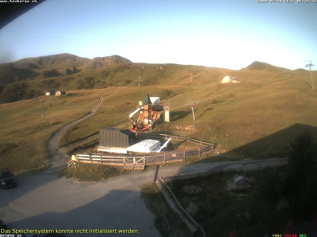 Archiv Foto Webcam Berghaus Arflina / Heuberge