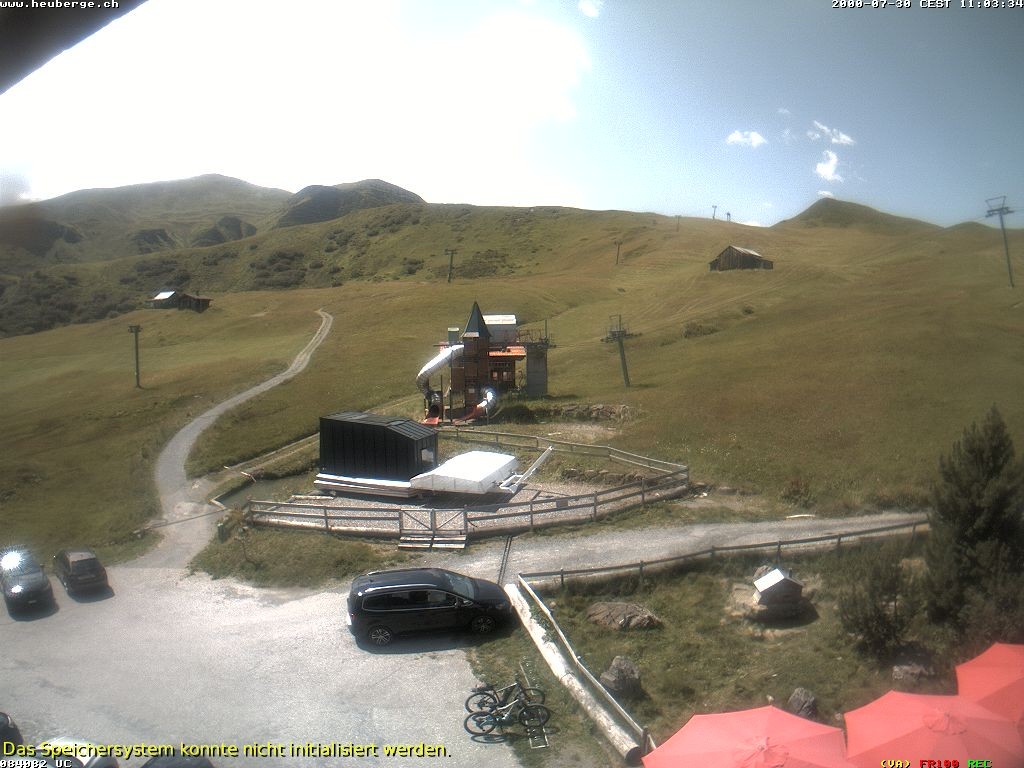 Archiv Foto Webcam Berghaus Arflina / Heuberge