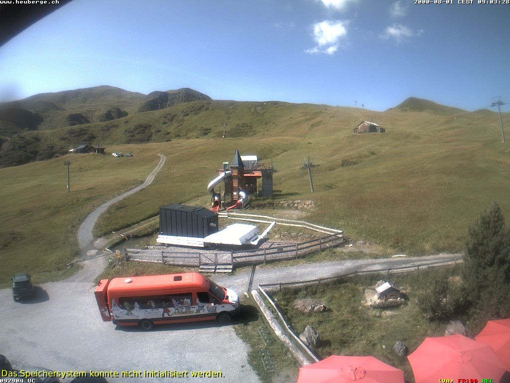 Archiv Foto Webcam Berghaus Arflina / Heuberge