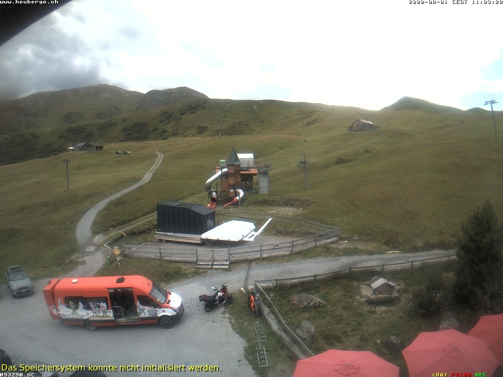 Archiv Foto Webcam Berghaus Arflina / Heuberge