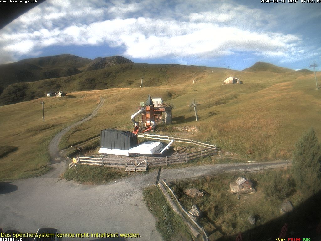 Archiv Foto Webcam Berghaus Arflina / Heuberge