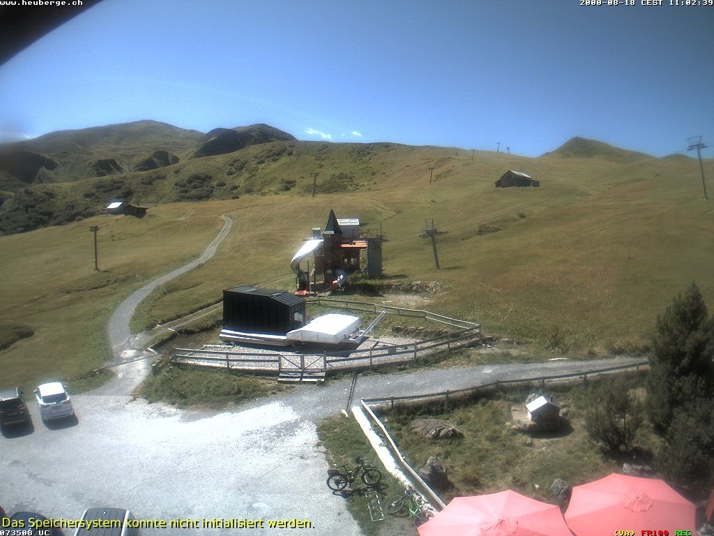 Archiv Foto Webcam Berghaus Arflina / Heuberge