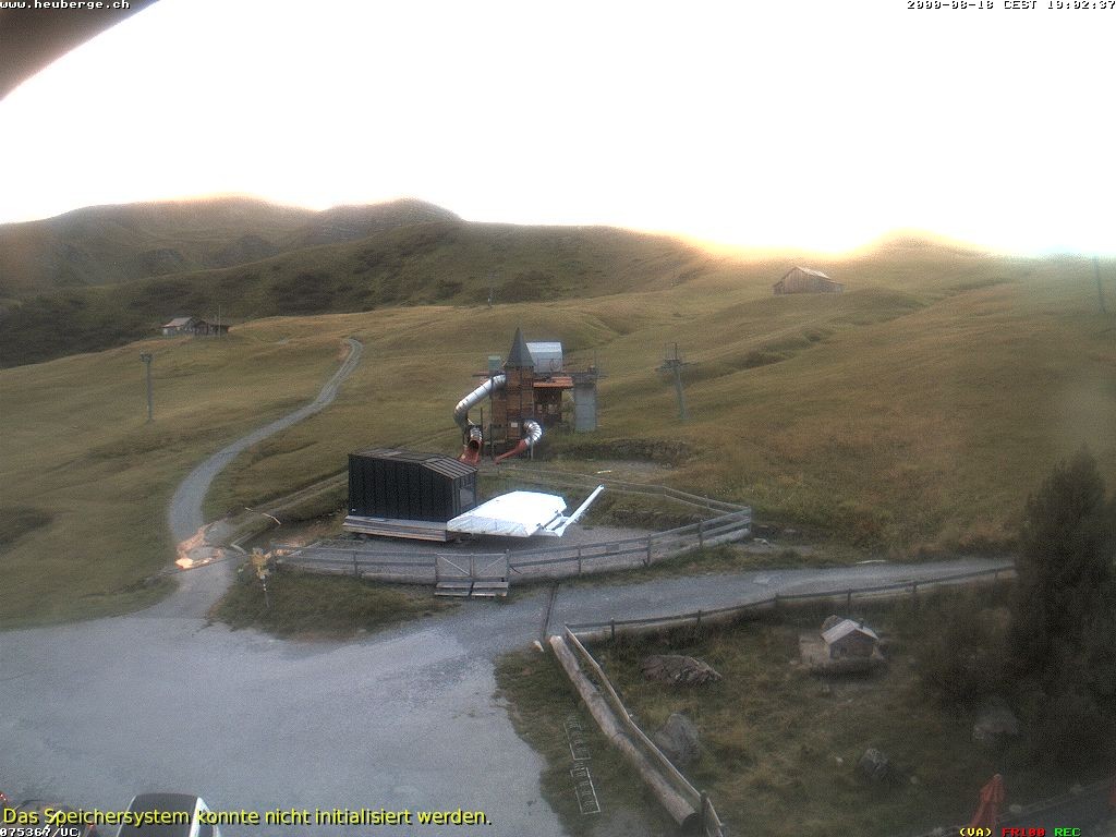 Archiv Foto Webcam Berghaus Arflina / Heuberge