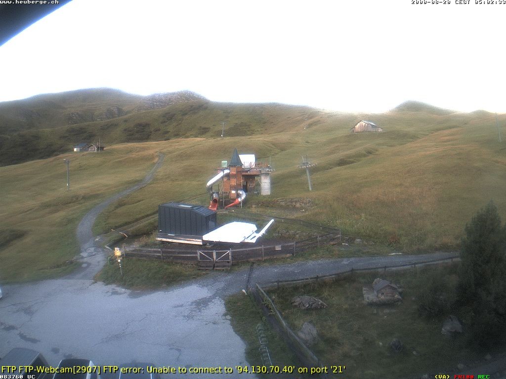 Archiv Foto Webcam Berghaus Arflina / Heuberge