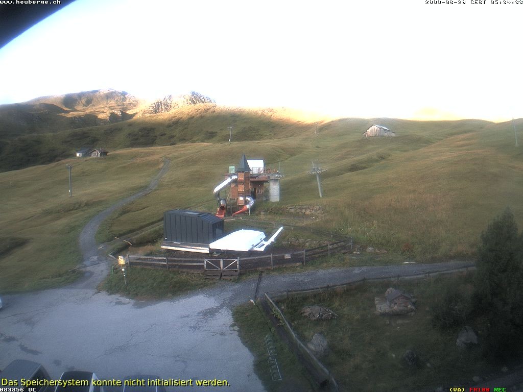 Archiv Foto Webcam Berghaus Arflina / Heuberge