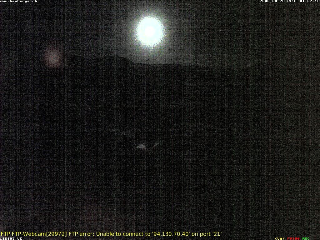 Archiv Foto Webcam Berghaus Arflina / Heuberge