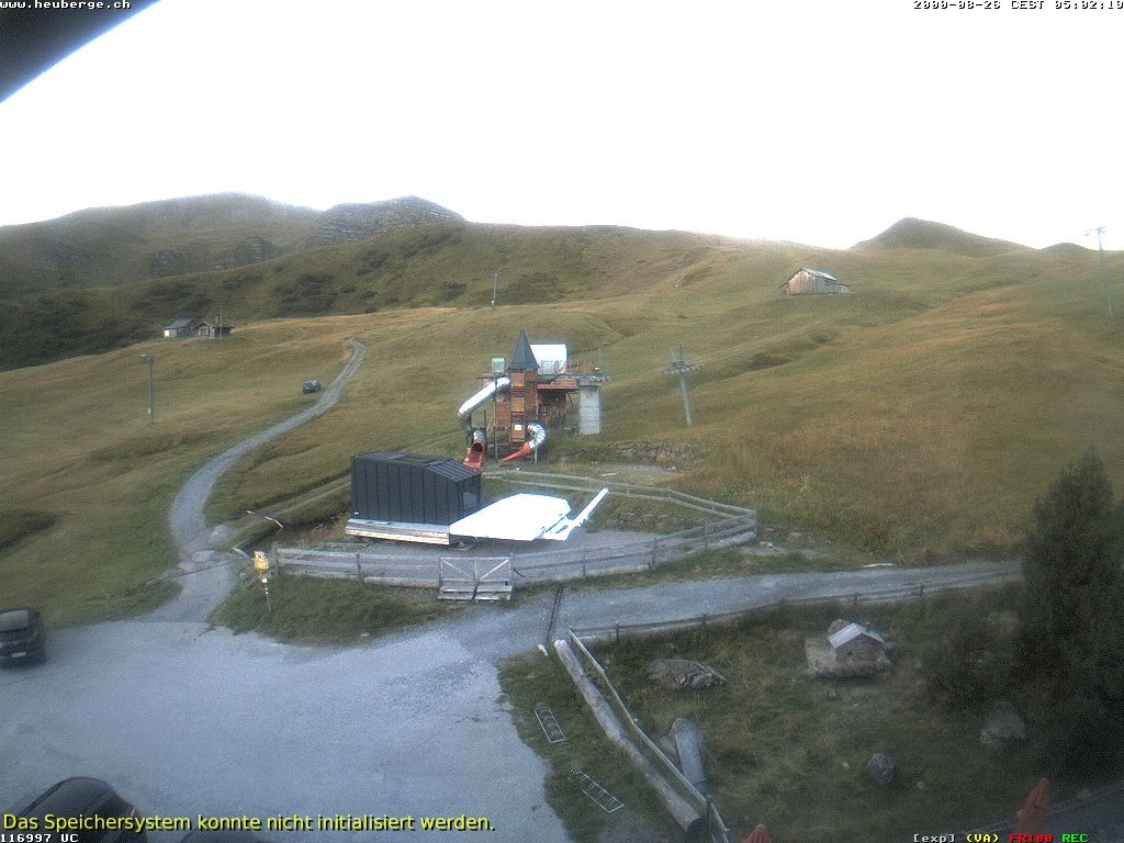 Archiv Foto Webcam Berghaus Arflina / Heuberge