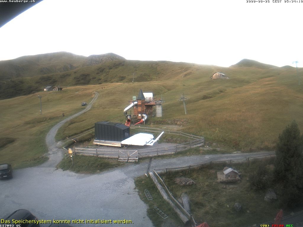 Archiv Foto Webcam Berghaus Arflina / Heuberge