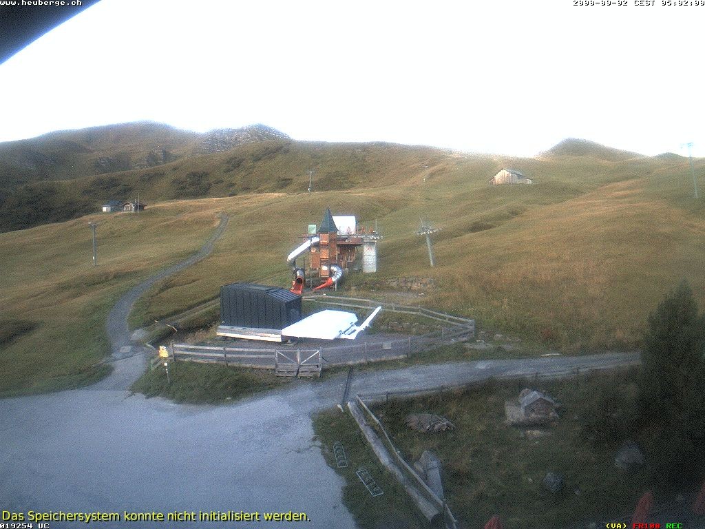 Archiv Foto Webcam Berghaus Arflina / Heuberge