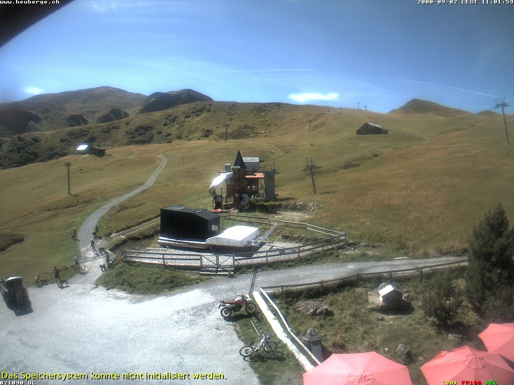 Archiv Foto Webcam Berghaus Arflina / Heuberge