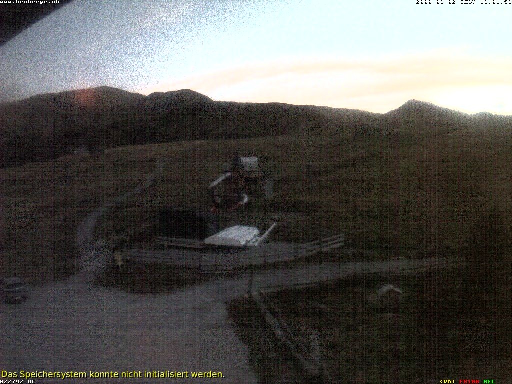 Archiv Foto Webcam Berghaus Arflina / Heuberge