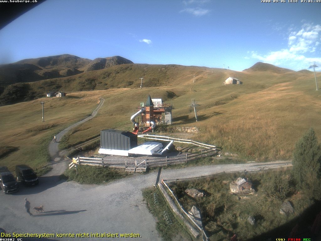 Archiv Foto Webcam Berghaus Arflina / Heuberge