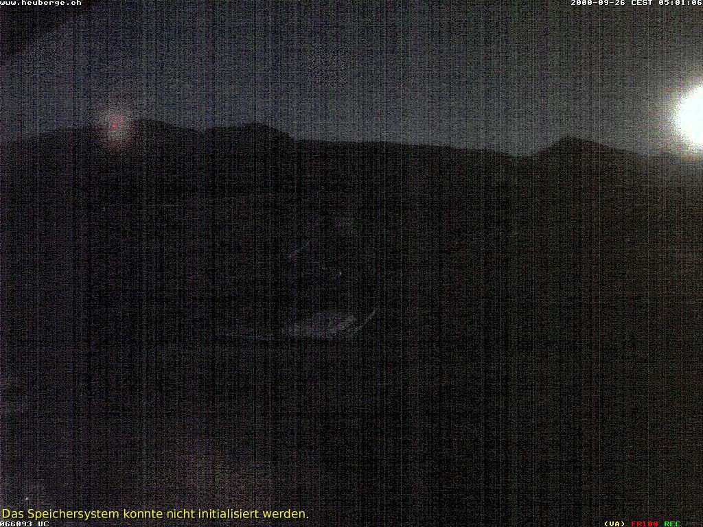 Archiv Foto Webcam Berghaus Arflina / Heuberge