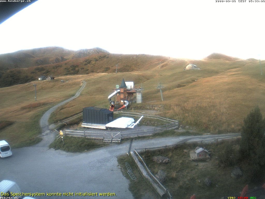 Archiv Foto Webcam Berghaus Arflina / Heuberge